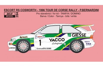 Transkit – Escort RS Cosworth - YACCO - Tour de Corse 1996 - Bernardini / Francois 1/24